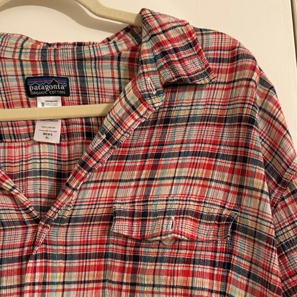 Patagonia Red and Blue Plaid Shirt - Picture 3 of 4